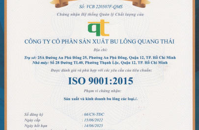 CHỨNG NHẬN ISO 9001:2015